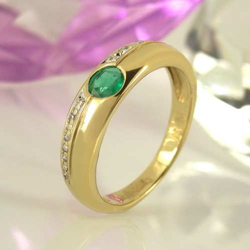 Ring 585 gelbgold 14k ovaler - 1,