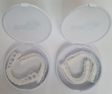 2x 2 Stück Snapon Smile Schienen Zahnschiene Mundschutz Zähne 4 Stück