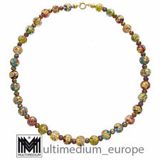 Murano Glas Kette Halskette vtg murano glass necklace millefiori
