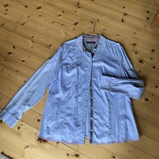 Taifun Bluse 44 Jeans Langarm