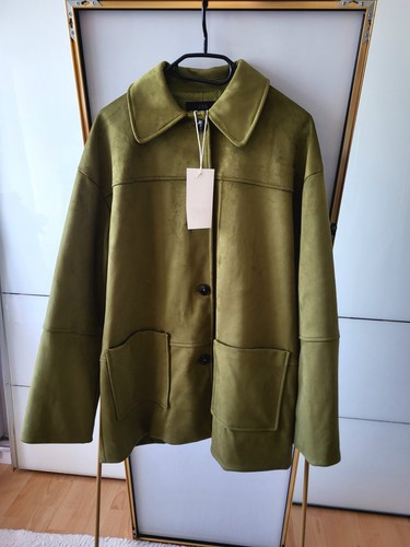 Zara mantel wildlederoptik - zara,