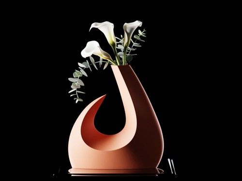 Halbmond vase design - 24,