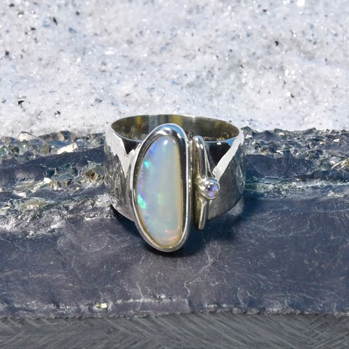 Edelopal ring 925er silber - edelopal, ring,