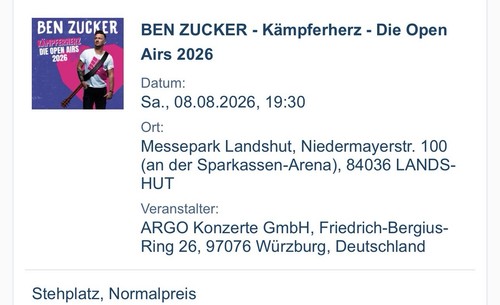 Tickets für das open - für, air
