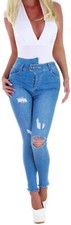 Damen High Waist Jeans