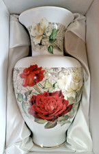 Porzellan Vase Dekor rote