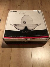 WMF Wok Taiwan; Wokpfanne 36 cm,  Deckel, Ablagegitter (Edelstahl)