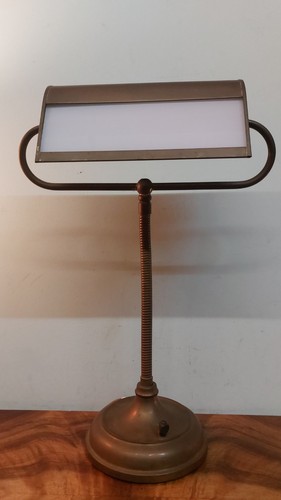 Art deco bankerlampe - art,