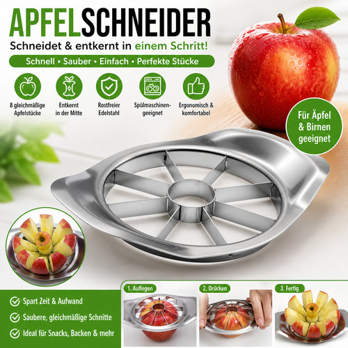 Apfelschneider edelstahl - apfelschneider, –
