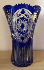 Vintage Kobaltblauer Überfang