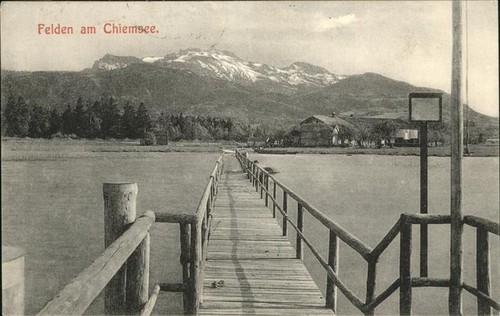Felden chiemsee bootssteg - felden,