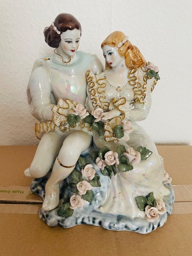 Figur porzellan mann und frau - und,