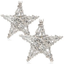 2x Rebenkranz mit Sternen -