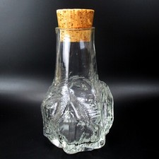 Peill & Putzler Glas Karaffe Serie Alaska Ice Look 60s 70s Vintage Glass Carafe