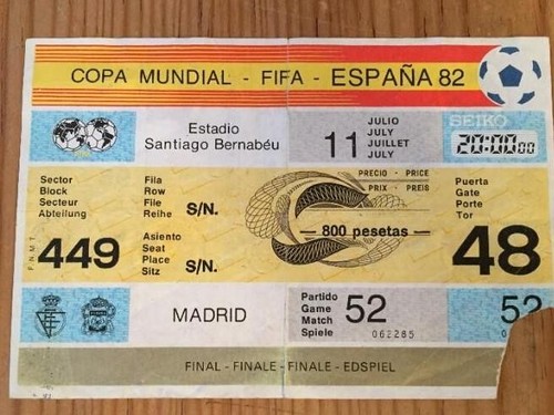 R17922 ticket fifa - finale, wm
