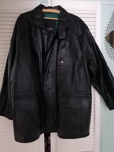Herren lederjacke flues - lederjacke,