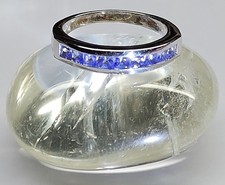 TANSANIT RING  9 STEINE AAA