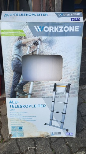 Aluminium ausziehleiter m - aluminium, 3,27
