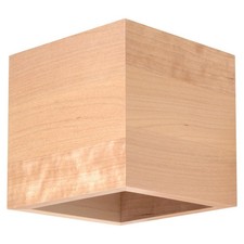Wandleuchte Quad aus Holz