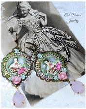 Ohrringe Vintage Barock Rokoko