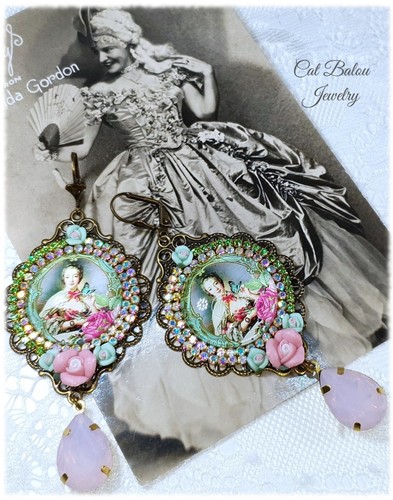 Ohrringe vintage barock rokoko - vintage,