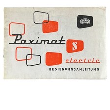 Braun Paximat-S electric  - Anleitung