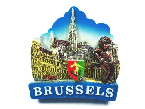 Brüssel belgien magnet - brüssel, poly