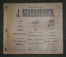 His Master's Voice - Album mit 6x original Schellackplatte für's Grammophon