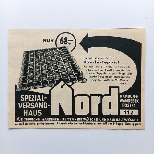1954 nord versandhaus hamburg - nord,