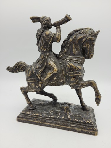 Bronzeguss figur jäger mit - figur,