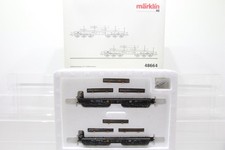 H0 Märklin 48664 Set Schwerlastwagen DB Güterwagen AC OVP N103