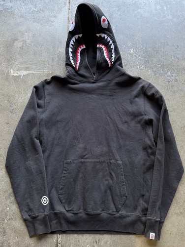 Bape shark wgm hoodie black - shark,