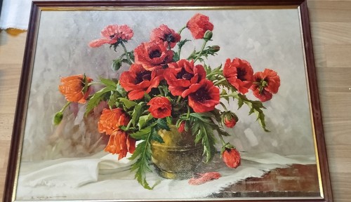 Alter kunstdruck stillleben - alter,