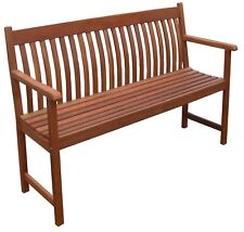 3-Sitzer Gartenbank Akazie Sitzbank Parkbank Holzbank Friesenbank Gartenmöbel