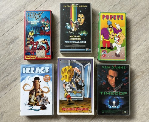 Vhs kassetten popeye michael - vhs,