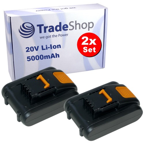 Premium akku 20v 5000mah - 2x,