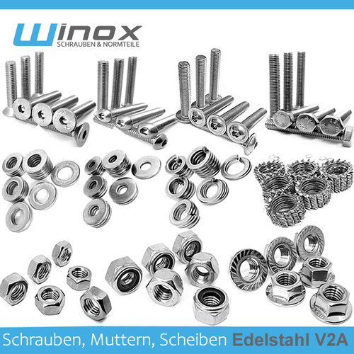 X edelstahl v2a - x,