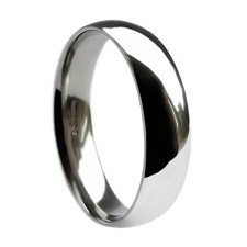 9ct Weiss Gold Eheringe Court