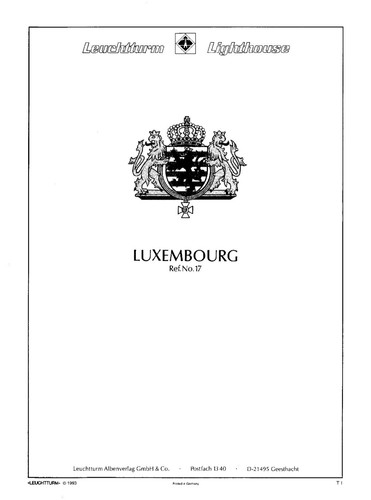 Luxemburg vordruckblätter - luxemburg:,