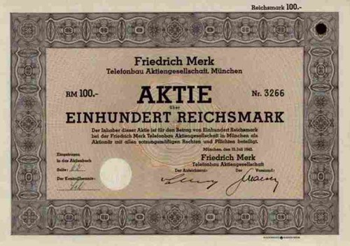 Friedrich merk telefonbau - telefonbau, 1942