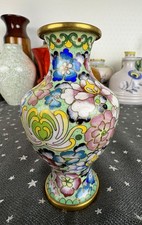 hübsche Blumenvase Messing