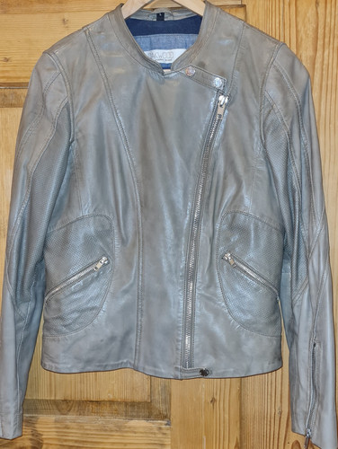 Oakwood damen biker lederjacke - oakwood,