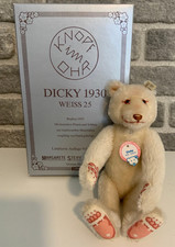 Steiff Teddy Dicky 1930 Replica von 1992 mit original Karton