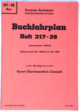 Reichsbahn - Buchfahrplan Heft