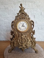 Kamin Uhr mit Leuchter 3er Set