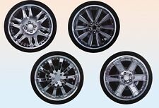 4er SET Tischset Felge Felgen Untersetzer Werkstatt KFZ Rad hochglanzverdichtet