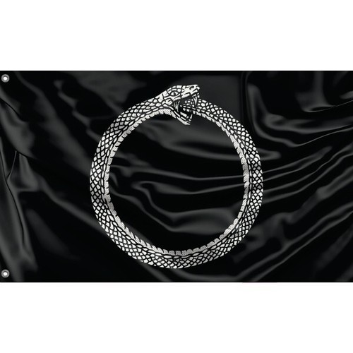Ouroboros flagge fahne - flagge, /fahne
