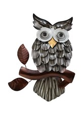 Wanddeko eule vogel uhu - vogel, metall