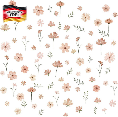 Blatt boho wandtattoo - blatt,