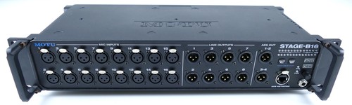 Motu stage b16 - stage-b16, audio